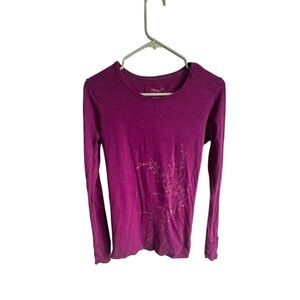 3 FOR $20 AEO Women’s Crew Neck Floral Y2K Thin Long Sleeve Top Size S